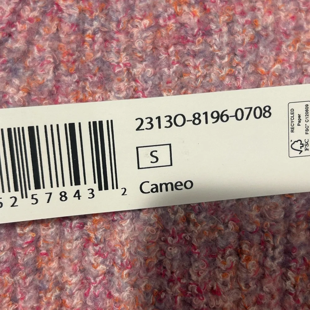 Pink Turtleneck Sweater With Sleeve Embroidery - Picture 6 of 7